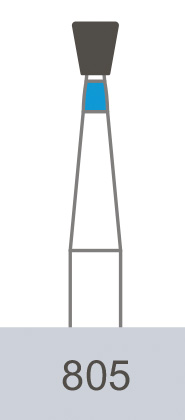 картинка Бор алмазный 805-014, SI-47 обратный конус (5 шт.), Prima Dental Group 
