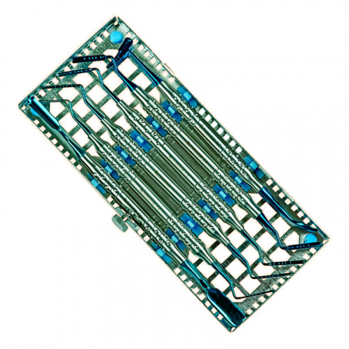 картинка 4332 Набор костных уплотнителей и ложек, 6 шт., Orange 