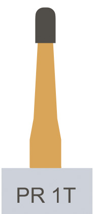 картинка Боры для разрезания коронок ТВС Predator Turbo PR-1T FG (10 шт.), Prima Dental Group 