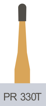 картинка Боры для разрезания коронок ТВС Predator Turbo PR-330T FG (10 шт.), Prima Dental Group 