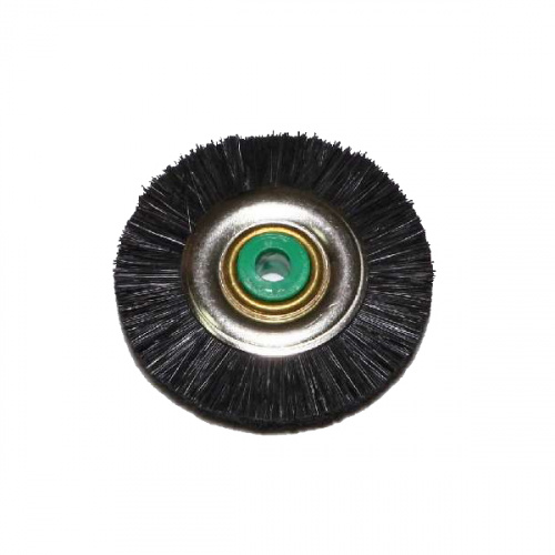 картинка Щётка для шлифмотора SHH158B натуральная, черная, жесткая (d=42мм), Sheshan Songjiang Brush 