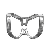 картинка Кламмеры для передних зубов с черным покрытием, ТОР ВМ 