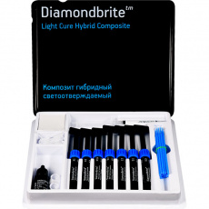 картинка Даймондбрайт Гибрид Лайт Кьюр Композит - Diamondbrite Hybrid Light Cure Composite, OPT784(7х4,5г), Diamondbrite 