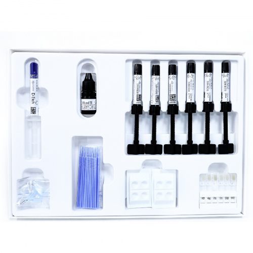 картинка Денсетси Д200 Микс Кит - Densetsi D200 Mix Kit, First Scientific Dental GmbH (4г х 6 + 5мл + 2мл) 