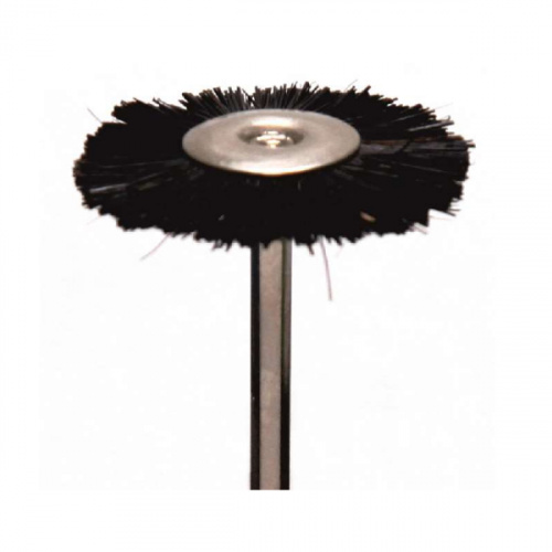 картинка Щётка MSHH78B на дискодержателе, черная, жесткая, (d=22мм), Sheshan Songjiang Brush 