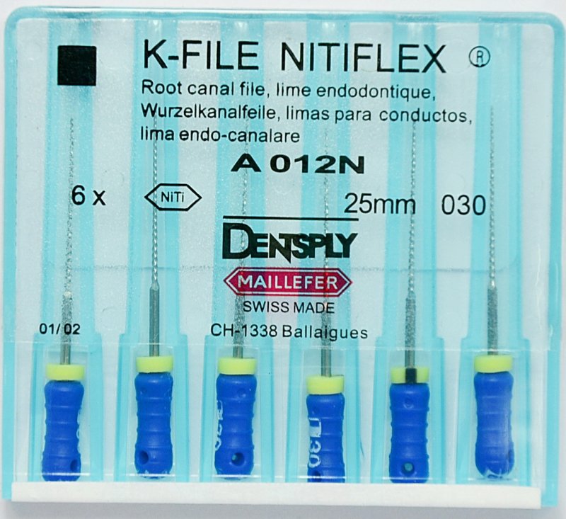 картинка К-файл, Нитифлекс - K-File, Nitiflex, Dentsply Sirona 