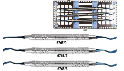 картинка 6765 Набор хирургических микродолот, 3 шт., Orange 