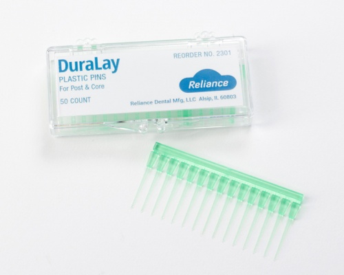 картинка Штифты беззольные Дуралай - DuraLay Plastic Pins, Reliance Dental Mfg.Co. 