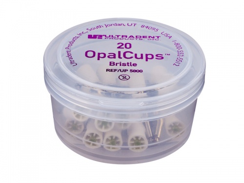 картинка Полиры силиконовые Opal Сups bristle, UL5800, Ultradent 