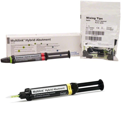картинка Мультилинк Гибрид Абатмент - Multilink Hybrid Abutment HO (647182, шприц 9г), Ivoclar Vivadent 