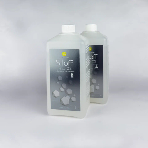 картинка Дублирующий А-Силикон Силоф Кристал 22 - Siloff Crystal 22, КрасТехноМед (1кг+1кг) 