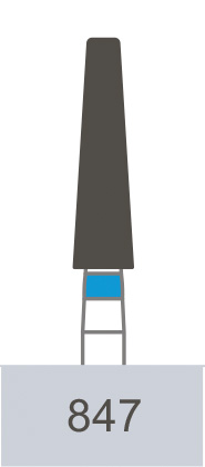 картинка Бор алмазный 847-023 M, TF-14M (5 шт.), Prima Dental Group 