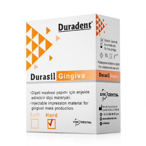 картинка Дурасил Джингива Хард - Durasil Gingiva Hard, Duradent (2х50мл+10мл) 