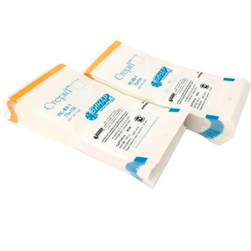 картинка Пакеты из белой влагопрочной бумаги «СтериТ» (100 шт.), Винар 