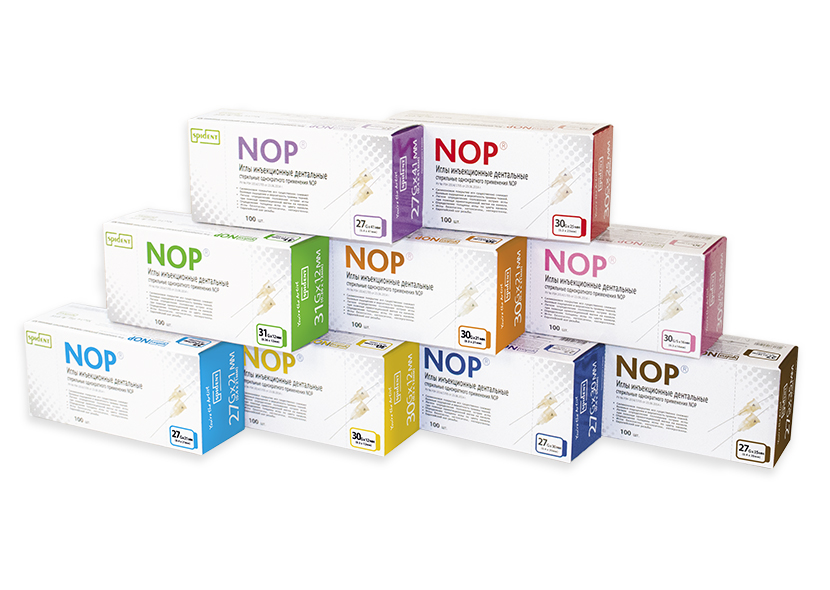 картинка Иглы карпульные NOP, Spident 