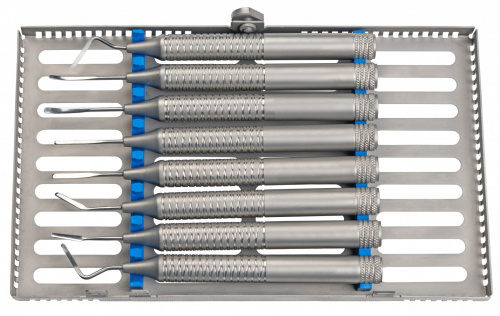 картинка 2250 Набор гибких периотом, 8 шт. + 2 винта, Orange 