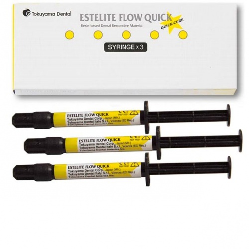 картинка Эстелайт Флоу Квик - Estelite Flow Quick набор (3шт х 2мл), Tokuyama Dental 