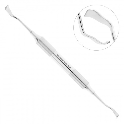 картинка 40-21 Скейлер пародонтологический Бузера с ручкой Deluxe, HLW Dental 