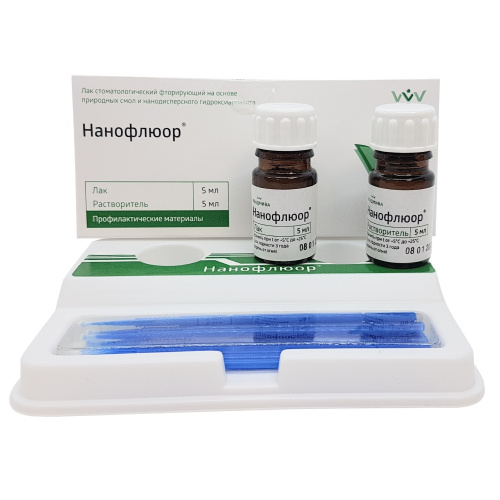картинка Нанофлюор (5мл лака + 5мл растворителя), Владмива 