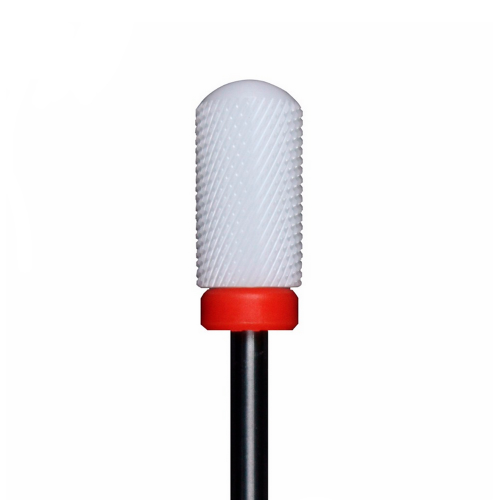 картинка Фреза керамическая, цилиндр закругленный, d=6,5мм (абразивность мелкая), ATRI (1шт) 