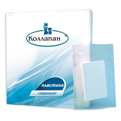 картинка Коллапан мембрана min (0,3х20х30мм), Интермедапатит 