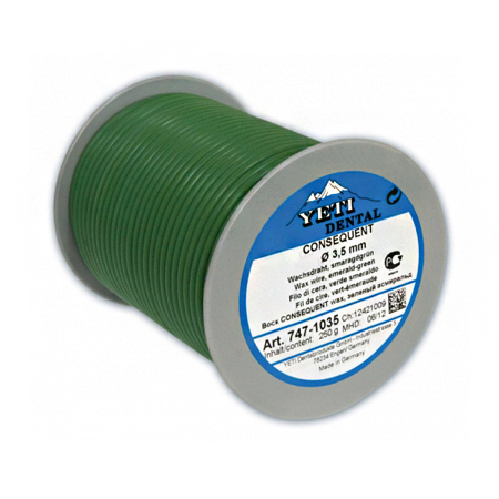 картинка Восковая проволока Consequent, мягкая, изумрудная (250г), Yeti 