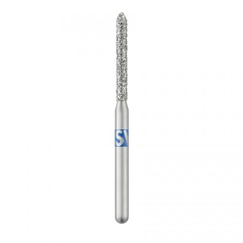 картинка Бор алмазный серия RA 879/014, удлинённый конус с усечённым концом (5шт), SS White 
