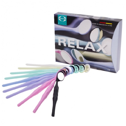 картинка Ультраяркие родиевые зеркала с ручкой RELAX FS ULTRA (1 шт), Hahnenkratt 