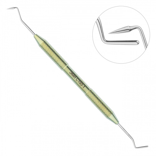 картинка С193-1 Штопфер двусторонний (фиссура / обратный конус) 1,5-1,5 мм  (1шт), ЭМИ 