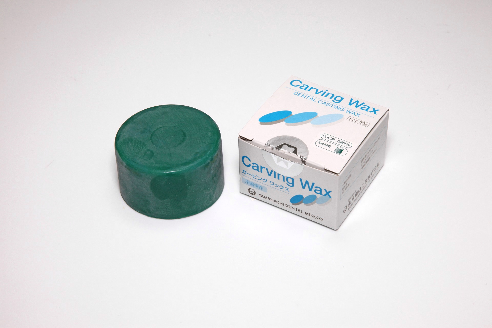 картинка Воск моделировочный Carving Wax Green, Yamahachi 