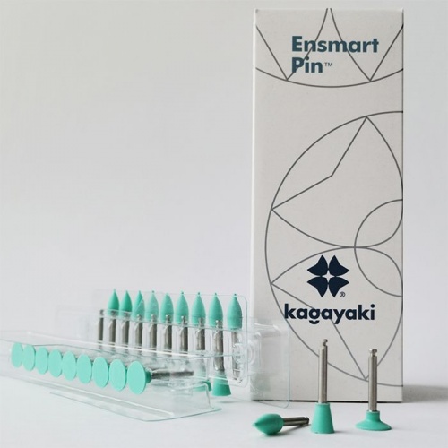 картинка Полиры Энсмарт Пин зеленые (средняя 70 μ) - Ensmart Pin, металл, Kagayaki 