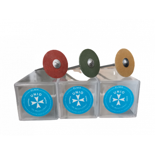 картинка Круг полировальный "ЭЛМИКС" для обработки циркония, ПК Абразив (1шт) 