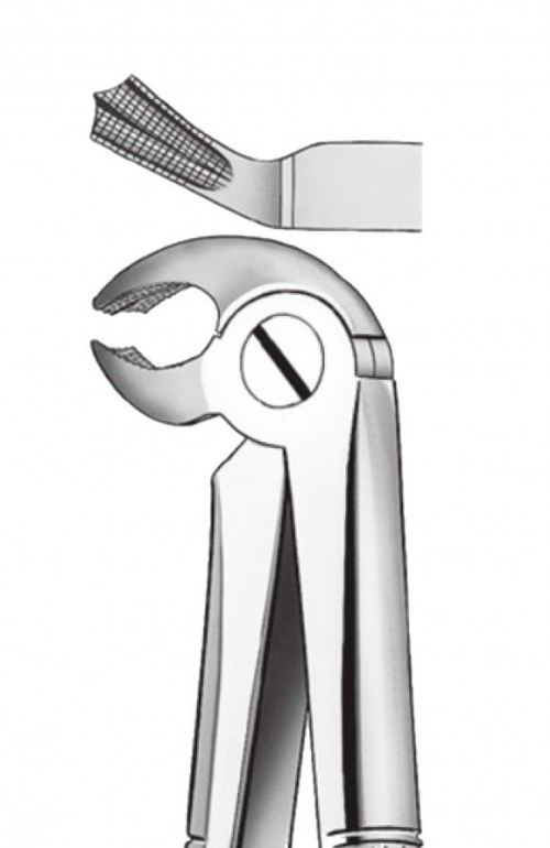 картинка 2954/23 Щипцы для удаления зубов нижние моляры правые, Orange 