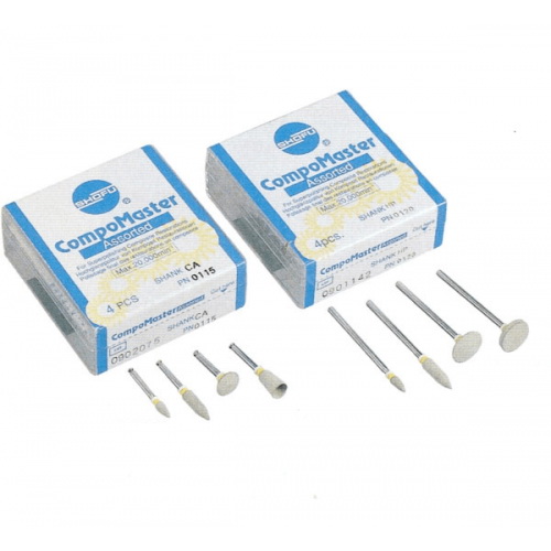 картинка Силиконовые полиры CompoMaster Assortment (HP) (4 шт.), Shofu 