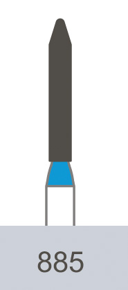 картинка Бор алмазный 885-012 (5 шт.), Prima Dental Group 