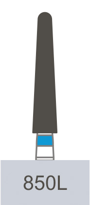 картинка Бор алмазный 850L-022 M, TR-15M (5 шт.), Prima Dental Group 