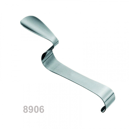 картинка 8906 Ретрактор Bishop 130 мм, Orange 