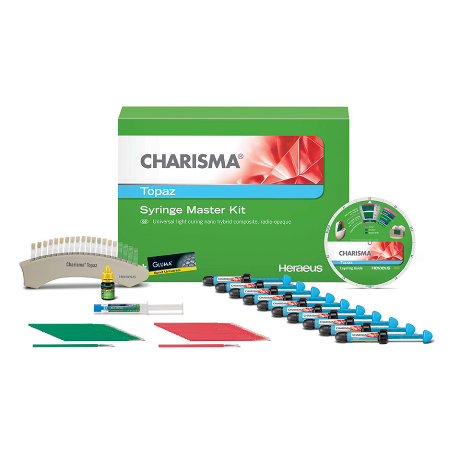 картинка Харизма Топаз - Charisma Topaz, Master Kit (10х4гр+4мл+2,5мл), Heraeus Kulzer 