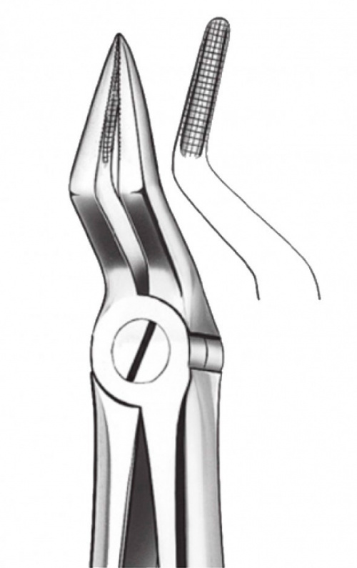 картинка Щипцы для удаления зубов байонет верхние корневые, Orange 