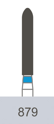 картинка Бор алмазный 879-016 (5 шт.), Prima Dental Group 