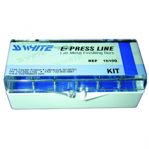 картинка Набор Express Line Lab Metal Finishing Bur (6 предметов), SS White 