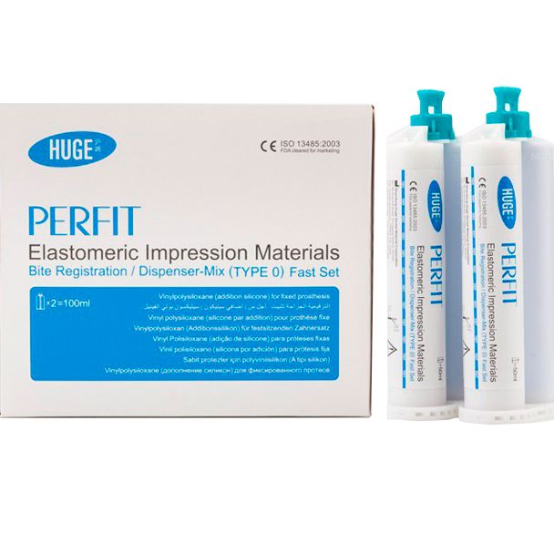 картинка Перфит Байт Регистрейшн - Perfit Bite Registration Fast Set, HUGE (2х50мл)  