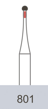 картинка Бор алмазный MR 801-006 F, CD-50F (5 шт.), Prima Dental Group 