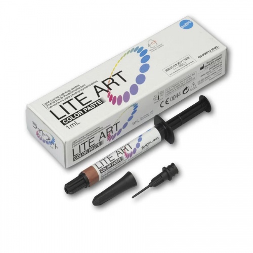 картинка Фотополимеризуемые пастообразные красители LITE ART (1мл), Shofu 