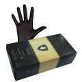 картинка Перчатки черные Safe&Care нитриловые неопудренные  (50 пар), Top Glove 