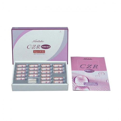 картинка Набор заготовок для прессования высокой прозрачности CZR Press INGOT-H Kit, Kuraray (20х10гр) 