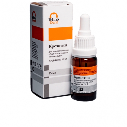 картинка Крезотин жидкость №2 (15 мл), TehnoDent   