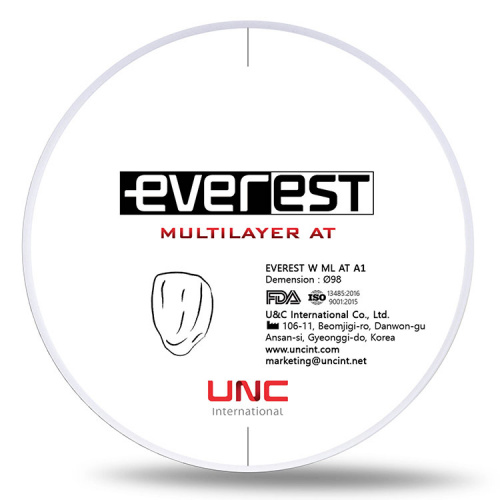 картинка Циркониевые диски Эверест Мультилайер АТ - Everest Multilayer AT (98х14мм), UNC Inc 