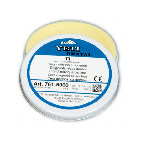 картинка Воск диагностический IQ, цвет дентина, Yeti (45 гр) 