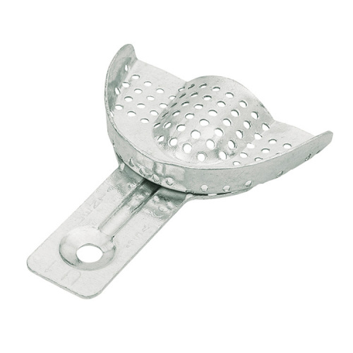 картинка Ложка слепочная с перфорацией без бортиков, детская (1шт), Asa Dental 